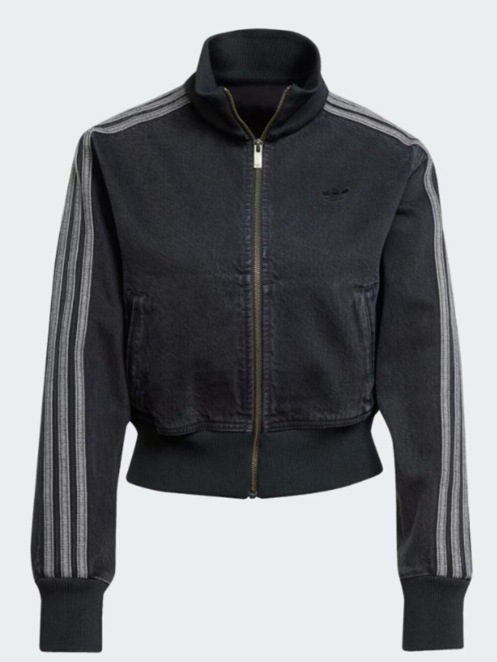 Women's • Originals - Adicolor Denim Track Top Sz M True Black Denim